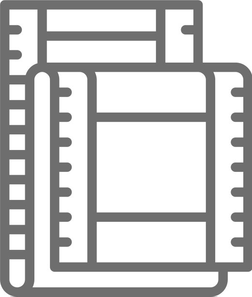 电影条电影帧线图标图片下载