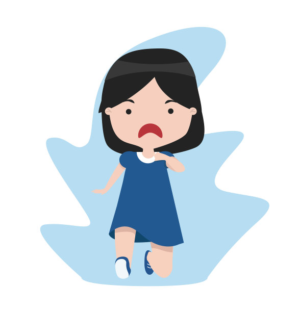 女孩跑卡通公寓图片下载