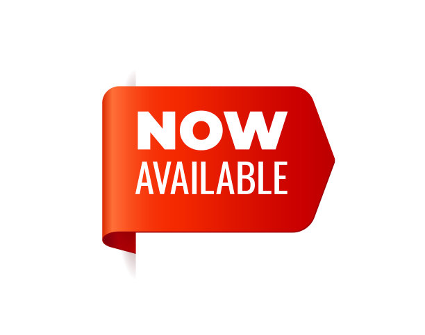 红色的横幅丝带在白色的背景左边图片下载