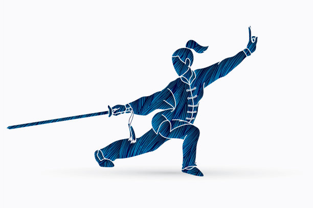 女人用剑动作武功摆姿势图形图片下载