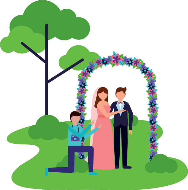 平面设计婚庆人图片下载