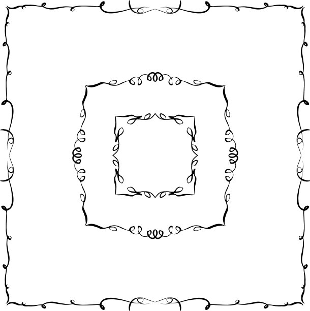 设置手绘框架黑白图片下载