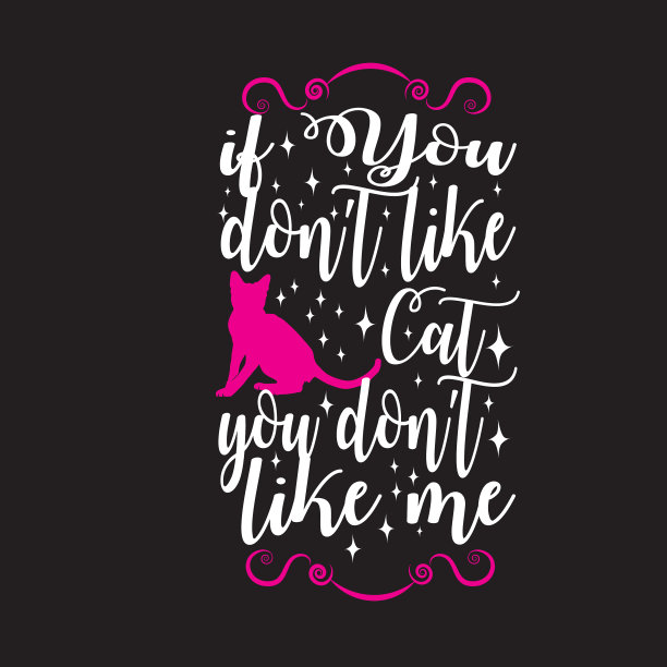 Cat的原话，很适合印刷设计图片下载