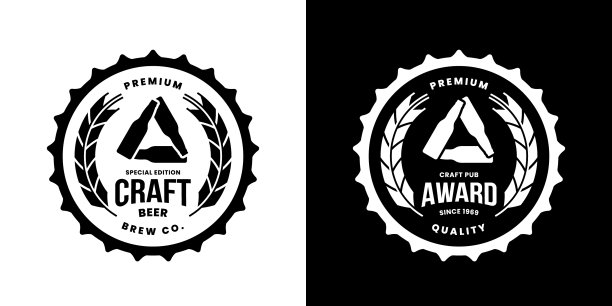 现代精酿啤酒饮品标识图片下载