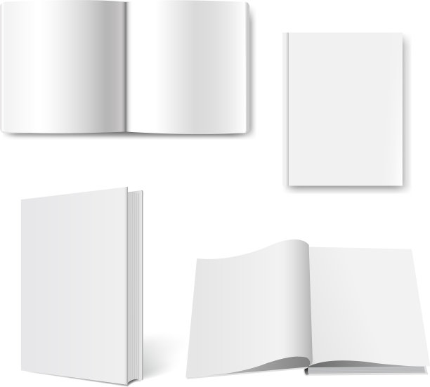 藏书集孤立图片下载