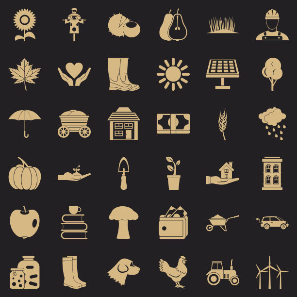 种子图标设置简单的风格图片下载