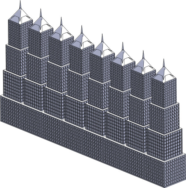 帧灰色建筑图片下载