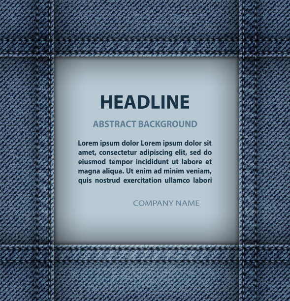 牛仔裤方形框架图片下载