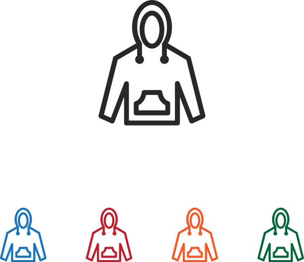 连帽衫图标图片下载