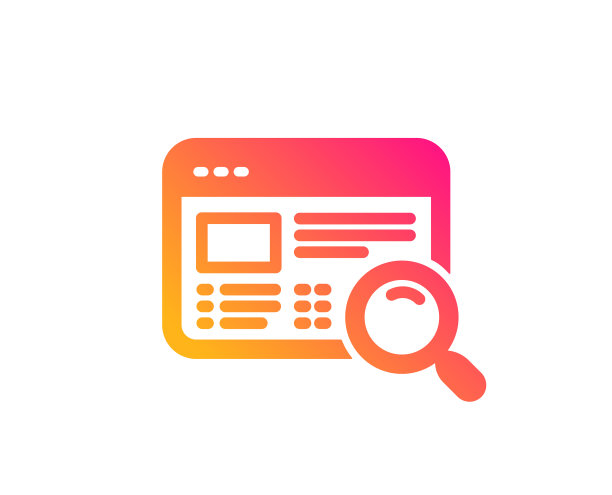 网站搜索图标查找互联网页面结果图片下载