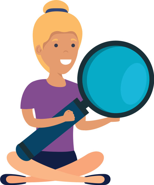 年轻女子荷花姿势与放大图片下载