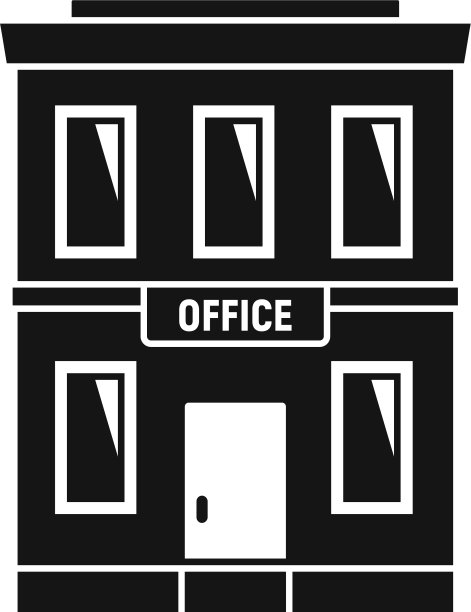 商务办公室图标简约风格图片下载