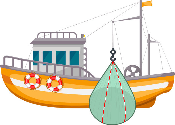 渔船标志海港渔业设备图片下载