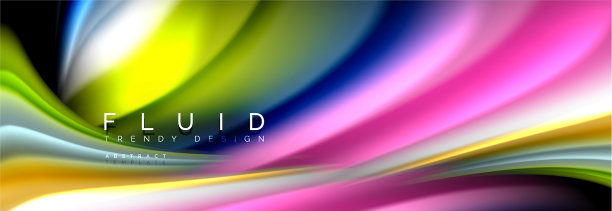 流体波线背景或几何图案图片下载