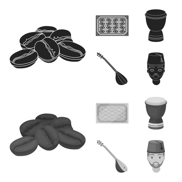 土耳其地毯saz鼓土耳其门火鸡套图片下载