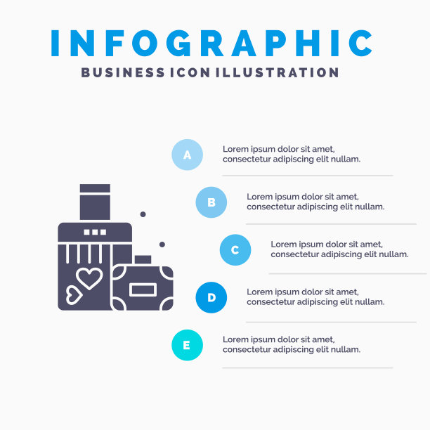公文包爱心婚礼实心图标图片下载