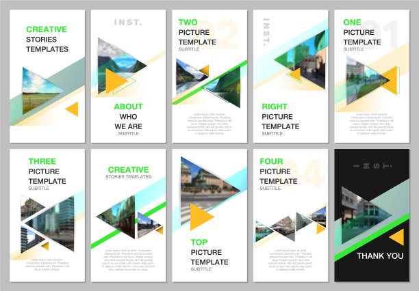 创造性的社交网络故事是垂直设计的图片下载