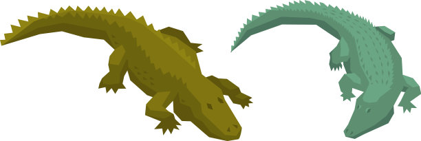 鳄鱼卡通鳄鱼的角色图片下载