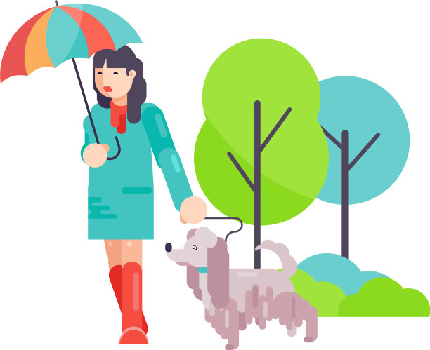 女人和闺蜜小女孩玩宠物角色狗图片下载