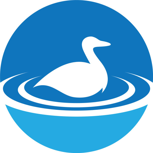 鸭标志模板图片下载