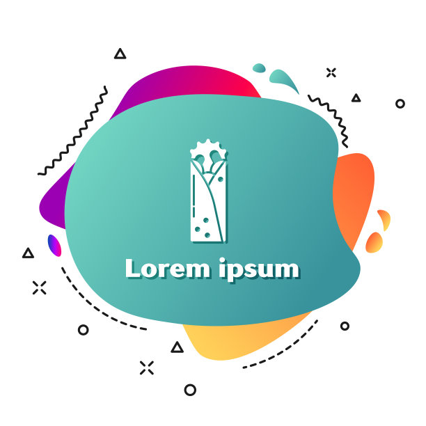 白色烤肉串图标孤立在白色图片下载