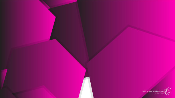 抽象背景六边形粉色光影图片下载
