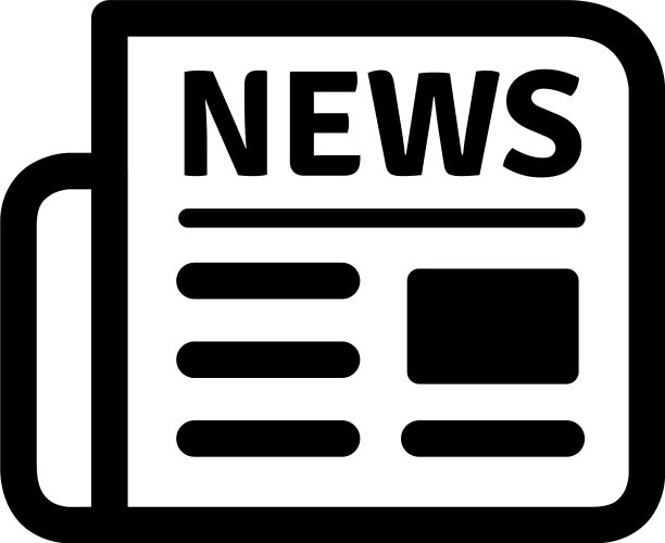 报纸图标在平面风格的应用程序UI网站图片下载