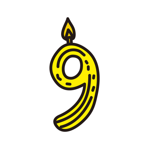 蜡烛庆典设计图形模板图片下载