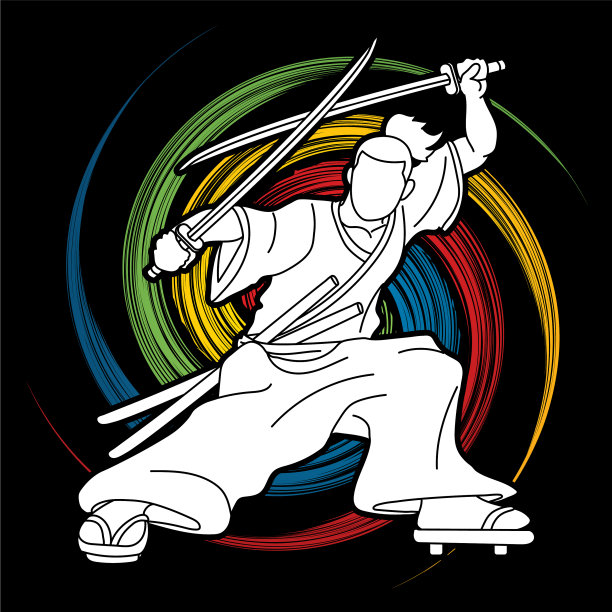 武士们时刻准备着用剑战斗图片下载