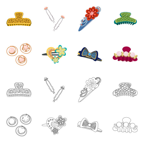 孤立对象美与时尚标志图片下载