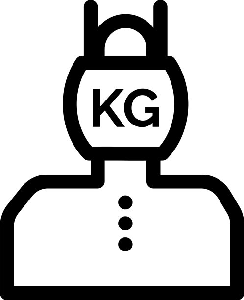 头部生活问题压力体重蓝色和红色图片下载