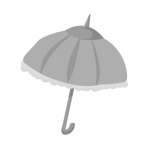 阳伞和水的图标设置图片下载