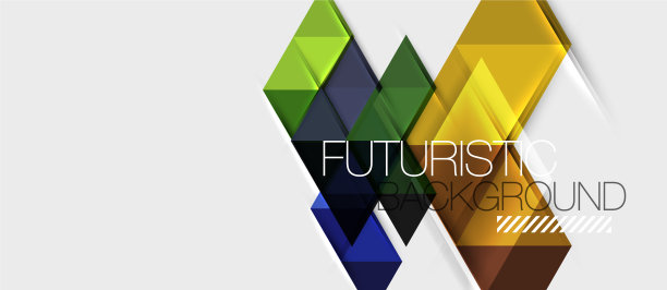 三角形几何现代商业表示图片下载