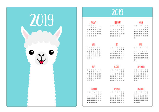 羊驼羊驼脸颈舌简单口袋图片下载