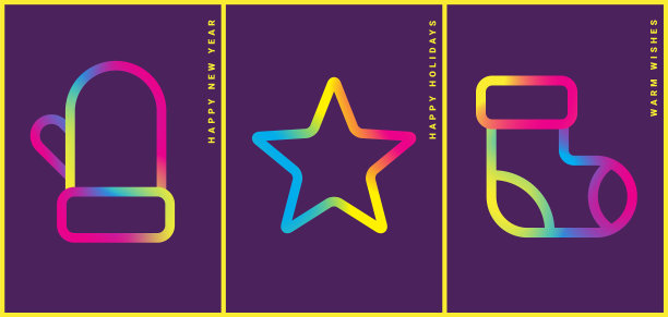 寒假贺卡图片下载