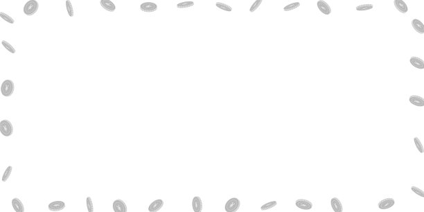 中国的人民币硬币散落黑色和wh图片下载