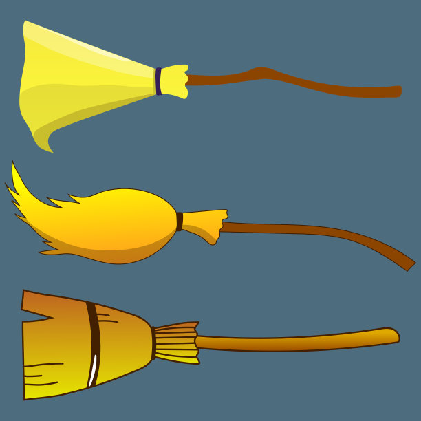 设置万圣节女巫的扫帚图片下载