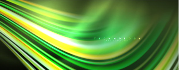 带有灯光效果的流体色波图片下载