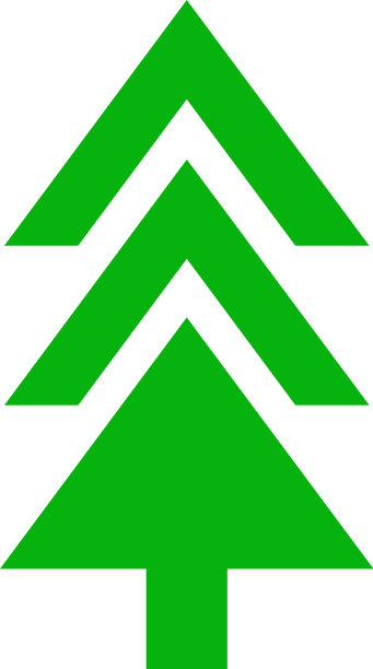 树木的绿色素描图片下载