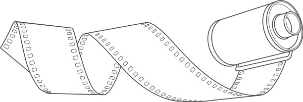 手绘35mm底片螺旋图片下载