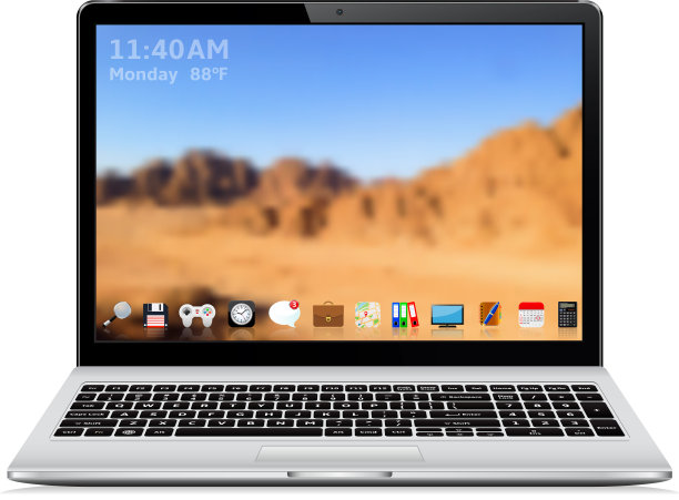 高品质的现代笔记本电脑图片下载