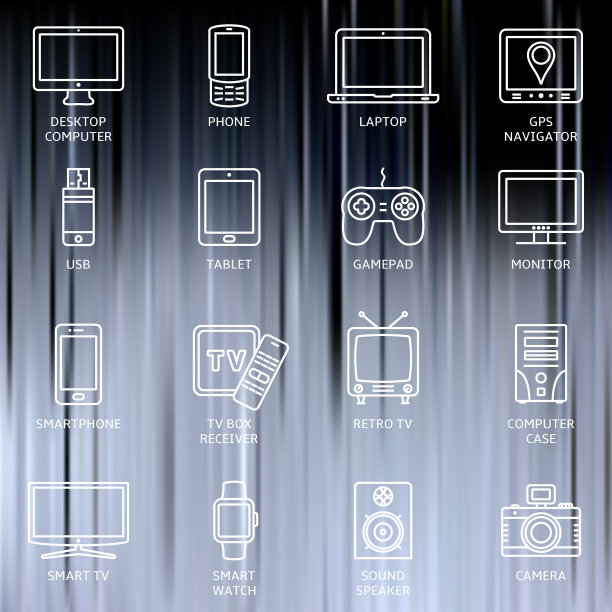线条图标设置响应设备图片下载