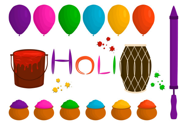 主题大上设置不同类型的彩色气球图片下载