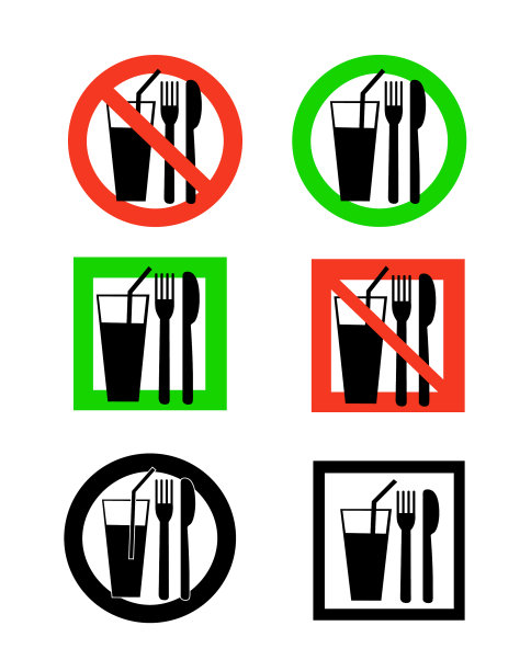 一套吃喝图标允许和图片下载