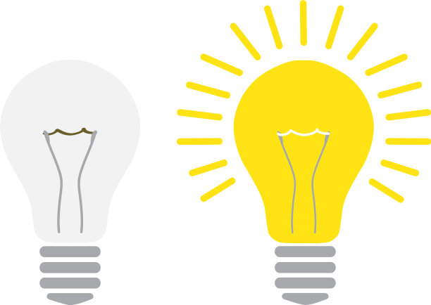 灯灭了，灯亮了，灯泡亮了图片下载