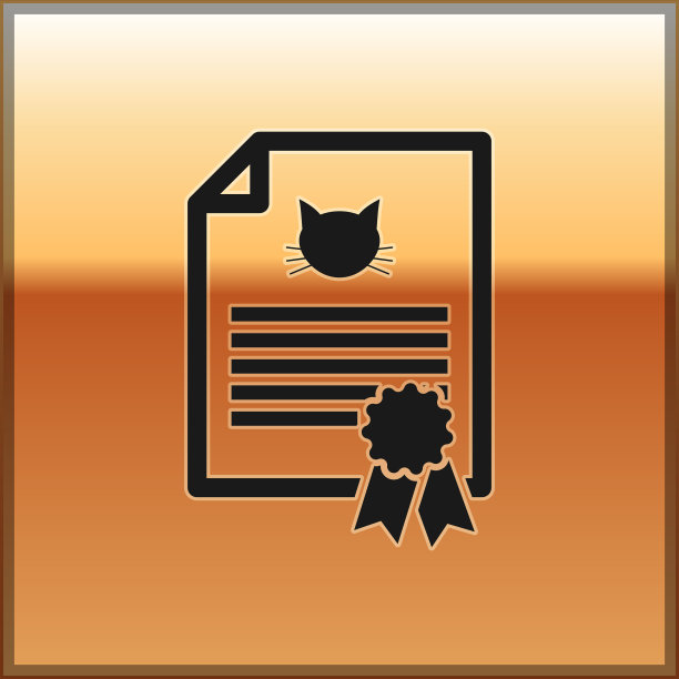 带狗或带狗旅行的黑色医疗证明图片下载