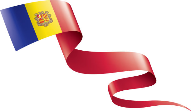 安道尔国旗上有白色图片下载