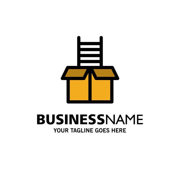 盒子礼品成功攀爬企业标志模板图片下载