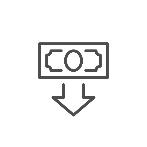 兑现线条现代图标图片下载