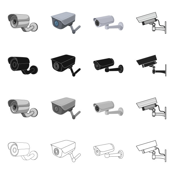 孤立对象摄像机和摄像机标志设置图片下载